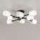 Ceiling chandelier Citilux "Henry" CL130285, 79.5x79.5x1.5 cm, 8x75W, E27, Black Color Black