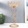 Summary Metal for 1 candle "Temporary loop with balls" gold 35x13x13 cm