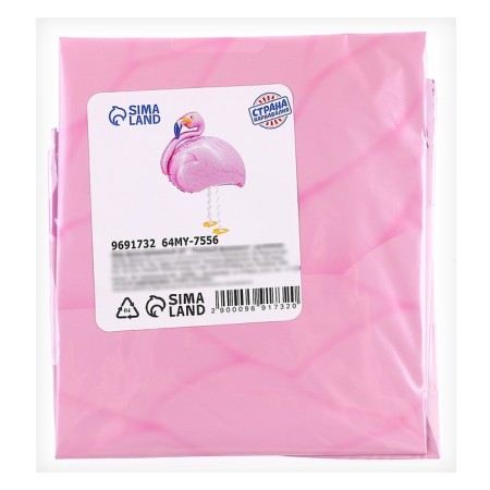 Foil ball 25 "Pink Flamingo", on the legs-2