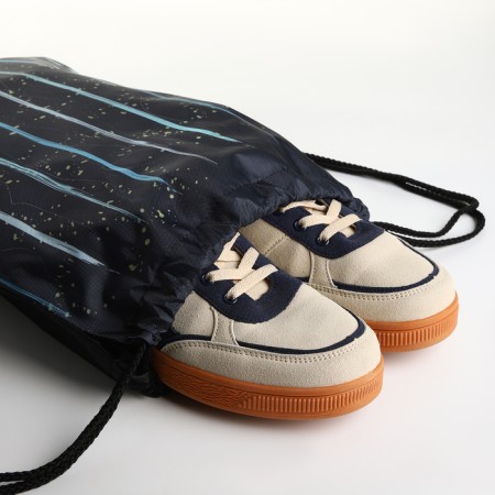 Bag for shoes on the lace, black color-3