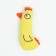 A toy for cats with cat mint "chicken", 10 cm, yellow
