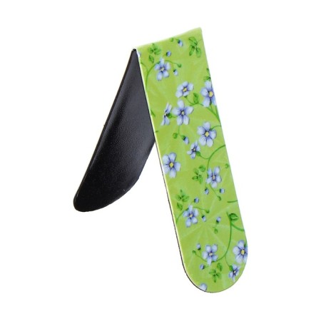 A set of magnetic bookmark for books Calligrata 6 pieces, "Flowers", mix-9