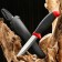 Tourist knife "Ural" 21cm, blade 98mm/1.8mm, red