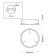 The base of the ceiling Odeon Light. Panta, LED, 50x220 mm, chromium color