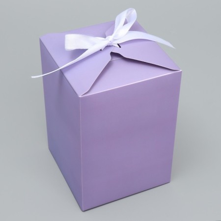 Gift folding box, packaging, "lilac", 12 x 18 x 12 cm-2