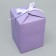 Gift folding box, packaging, "lilac", 12 x 18 x 12 cm