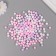 Decor for creativity Polyn -plast "Assorted balls" pastel pink set 10 grams