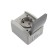 Single (ceramics) Industrial IP54 with grounding, o/y, gray Kranz