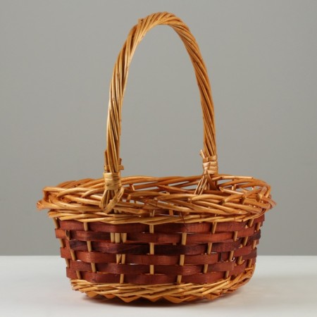 A set of wicker baskets, 39x32x13/36 cm, 34x26x11/31 cm, 28x20x10/25 cm, 3 pcs, willow-2