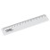 Line 15 cm Istanm, plastic, with a wavy edge, opaque, white