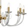 Crystal Crystal Chandelier Glass 10XE14 40W, size 85x85x61-97 cm, bronze color
