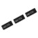 Textile strip "146-152", 5 x 1.1 cm, black color