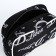 Lightning cosmetic bag, external pocket, black color