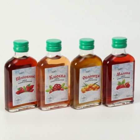 Gift set of syrup winter berries, 4 pcs. 100 ml