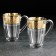 Set of glass mugs Baroque, 325 ml, 2 pcs