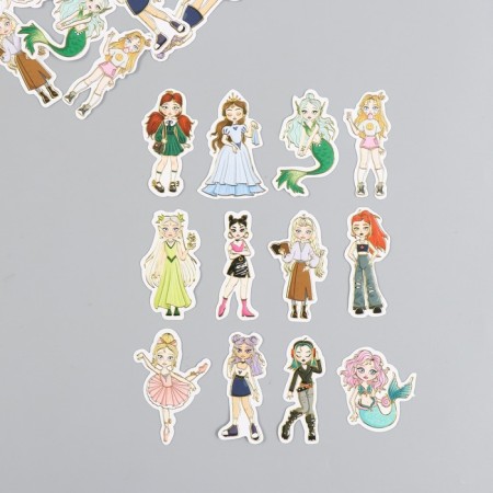 Stickers for "Baby" creativity embossing silver set 48 pcs 9x7x0.8 cm-1