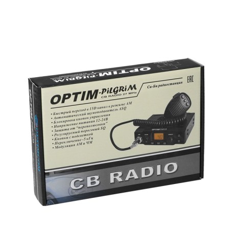 Optim-Pilgrim radio station, SV 26965-27410 kHz, 12 V, 4 watts, 40 channels-5