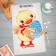The towel of the Dolyana "Easter chicken" 35x60 cm, 100% HL, the moward 164 g/m2