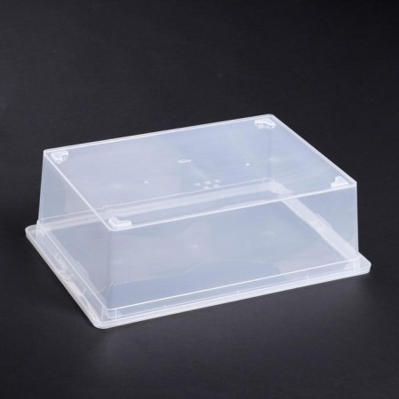Storage box with a lid 25 l, 53 × 37 × 18 cm, the color is transparent-3