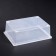 Storage box with a lid 25 l, 53 × 37 × 18 cm, the color is transparent