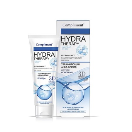 Aqua-fluid face from wrinkles Compliment Hydra Therapy Moisturizing, 50 ml