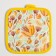 Kitchen set of shares "tulips" Take 17x17 cm, mittens 25x16 cm, 100% p/e