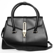 Women's bag, eco -leather, Versse black, 29x11x22 cm
