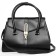 Women's bag, eco -leather, Versse black, 29x11x22 cm