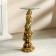 Decorative table "Girl with hair loose hair" gold 38x38x85 cm