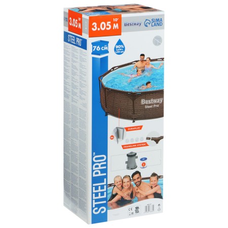 Steel Pro frame pool 305x76 cm, with a filter pump, 561JF-6