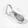 Metal carbine, 55 × 35 mm / 26 × 3.5 mm, 2 pcs, silver color