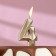Candle in the cake on the skewer "Almaz", the number "4", champagne, 4.8x2.6 cm