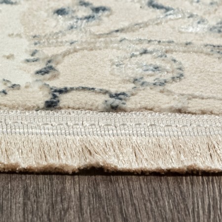Oval carpet Valentis mikonos, size 200x290 cm, color Cream/D.Blue-4