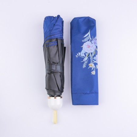 Mechanical “Flowers” ​​umbrella, Eponge, 4 additions, 8 spokes, r = 48 cm, color mix-15