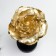 Polystone souvenir "Girl in a rose hat" Black with gold 30x18x16 cm