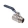 Ballic Aqualink, PN 50, internal/outer thread 2 ", handle, nickel.