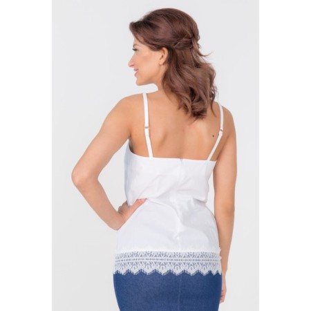 TOP with lace on the bottom, size 46-1