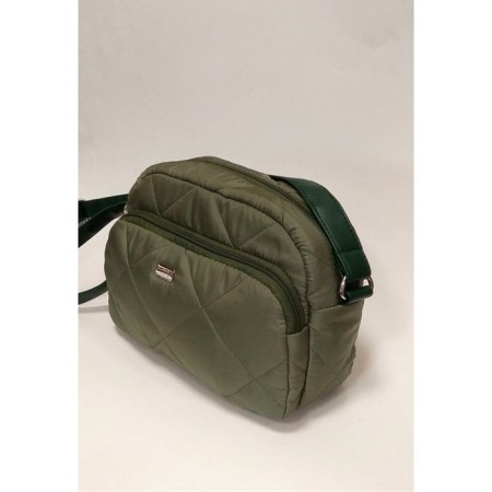 Women's bag Pluma green stitch-1