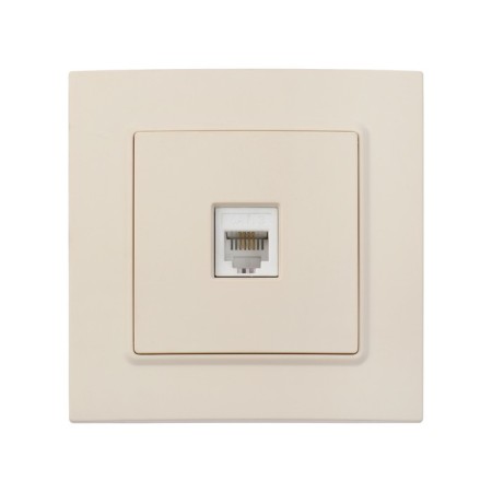 Single one -seated tot elegant telephone, hidden, beige-2
