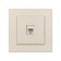 Single one -seated tot elegant telephone, hidden, beige