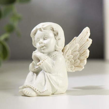 Polystone souvenir "Snowthrough angel in the dress" MIX 5x4.5x4.5 cm-5