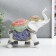 Polystone souvenir "Indian elephant in color blanket with patterns" 19.5x19.5x7.8 cm