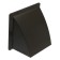 The output of the wall zein, 170 x 170 mm, d = 125 mm, with a check valve, brown