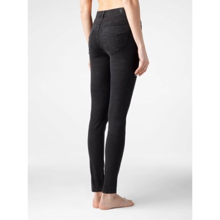 Women's jeans modeling Conte Elegant Skinny, size XL, color Washed Black-2