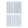 Diaumer of the Leduced A5, 128 sheets in the cage "Contrasts", solid cover, glossy lamination