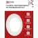 LED panel In Home RLP, 6 W, 230 V, 6500 K, 420 lm, 120 mm, white, IP40
