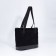 Zipper bag, external pocket, black color
