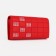 Women's wallet on magnets, red color