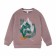 Sweatshirt for boys, height 104 cm, brown color