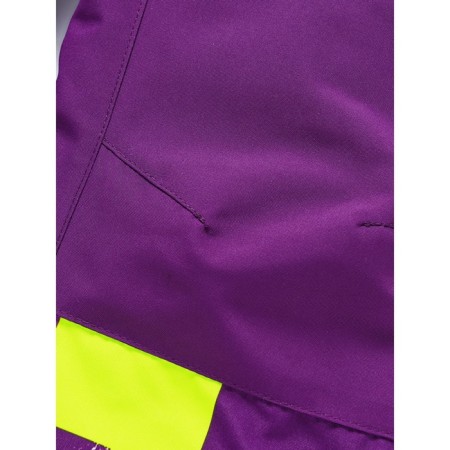 Ski costume for a girl, height 134 cm, purple color-16